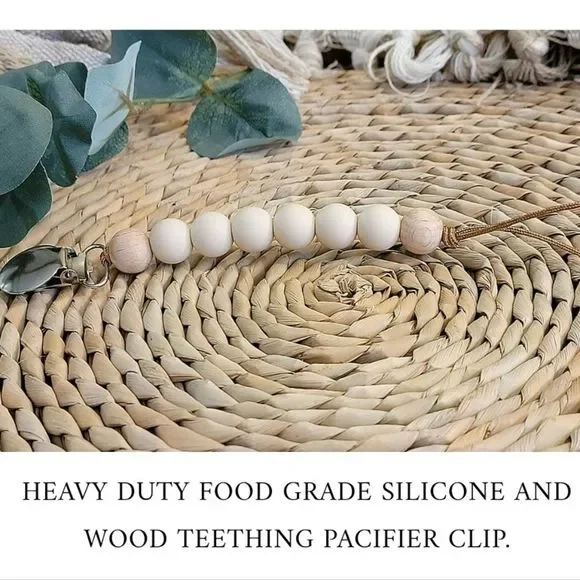 Baby Girl Gift Box | Boho Bib | Pacifier Clip | Baby Bow Headbands - Picture 4 of 4